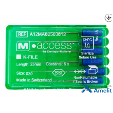 Інструмент ручний K-File M-Access №30 (Dentsply Maillefer), 6 шт./пак.